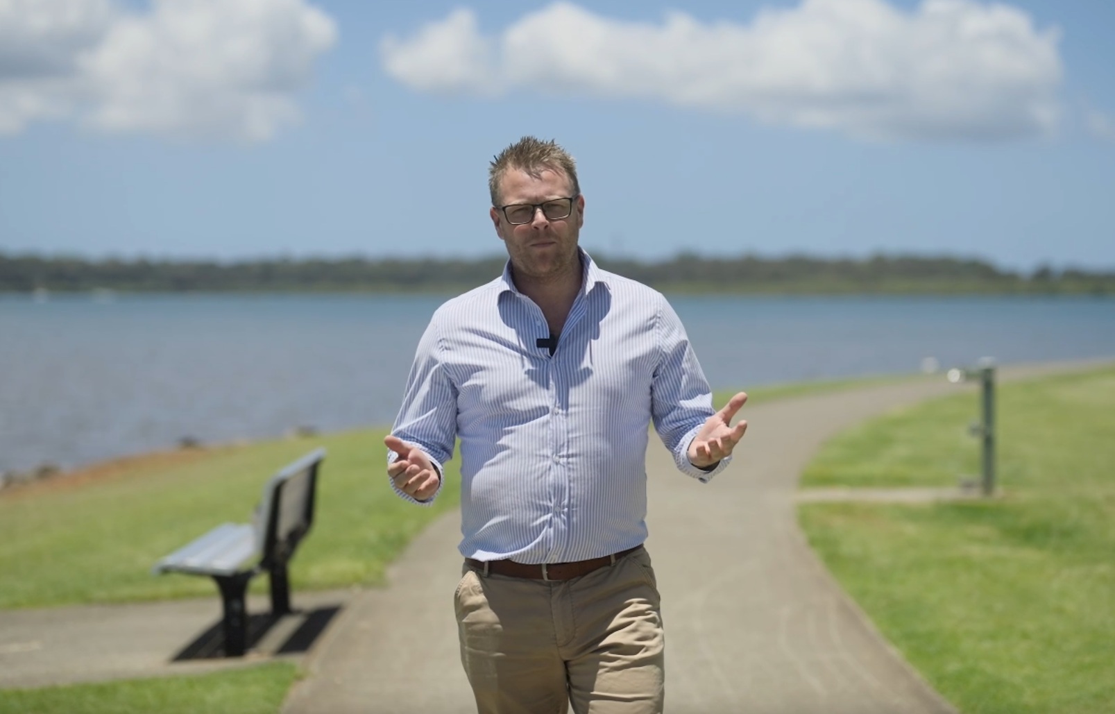 Ben Osborn introducing the service